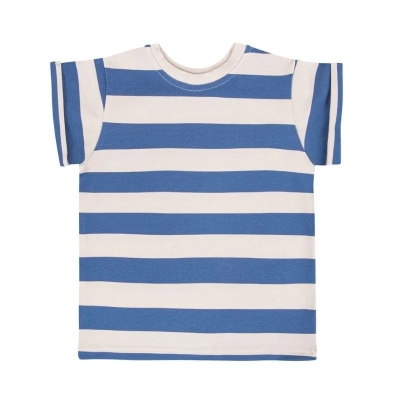 DEAR SOPHIE Βρεφικό T-shirt STRIPES BLUE