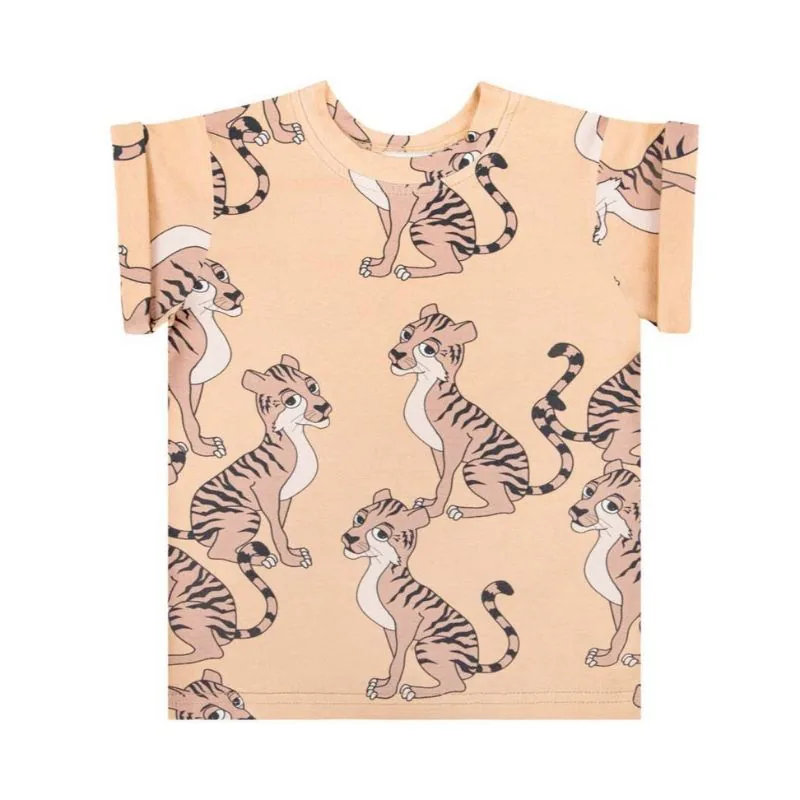 DEAR SOPHIE Βρεφικό T-shirt TIGER YELLOW