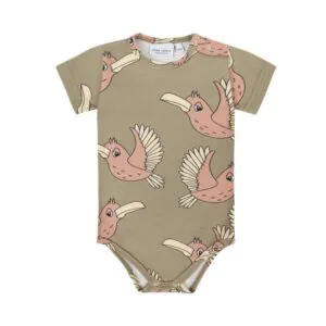 DEAR SOPHIE Κοντομάνικο κορμάκι BIRDIE KHAKI