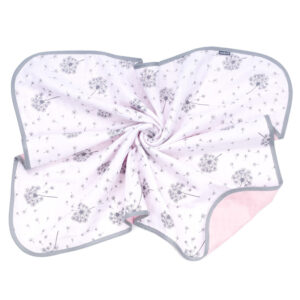 Mamo-Tato Κουβερτάκι μουσελίνας διπλής στρώσης Dandelions 80x100cm Pink