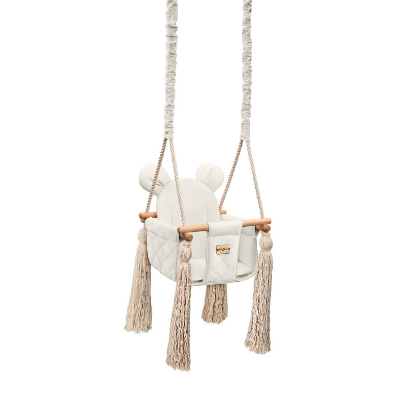 BabySteps Κούνια Velvet Swing 35x35x45cm Ecru