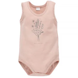 Pinokio Αμάνικο Κορμάκι Pink Summer Mood
