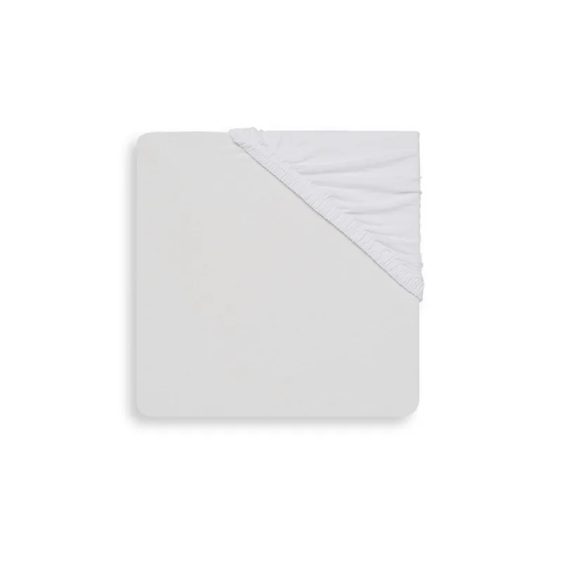 Jollein Σεντόνι με λάστιχο Jersey 60x120cm White