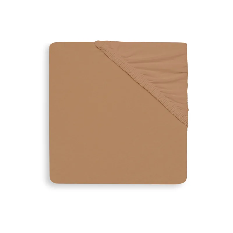 Jollein Σεντόνι με λάστιχο Jersey 60x120cm Biscuit