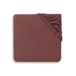 Jollein Σεντόνι με λάστιχο Jersey 60x120cm Chestnut