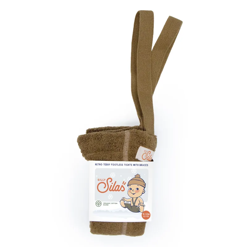 Silly Silas Κολάν Teddy Warmy Footless Acorn Brown