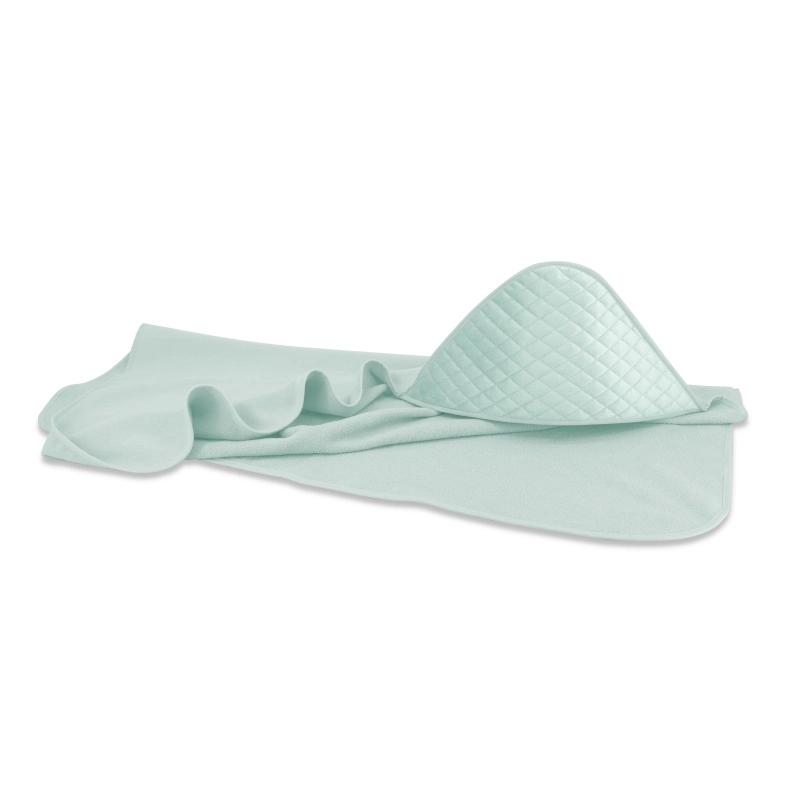 MimiNu Κάπα μπάνιου καπιτονέ Velvet Mint 100x100cm Thermofrotte
