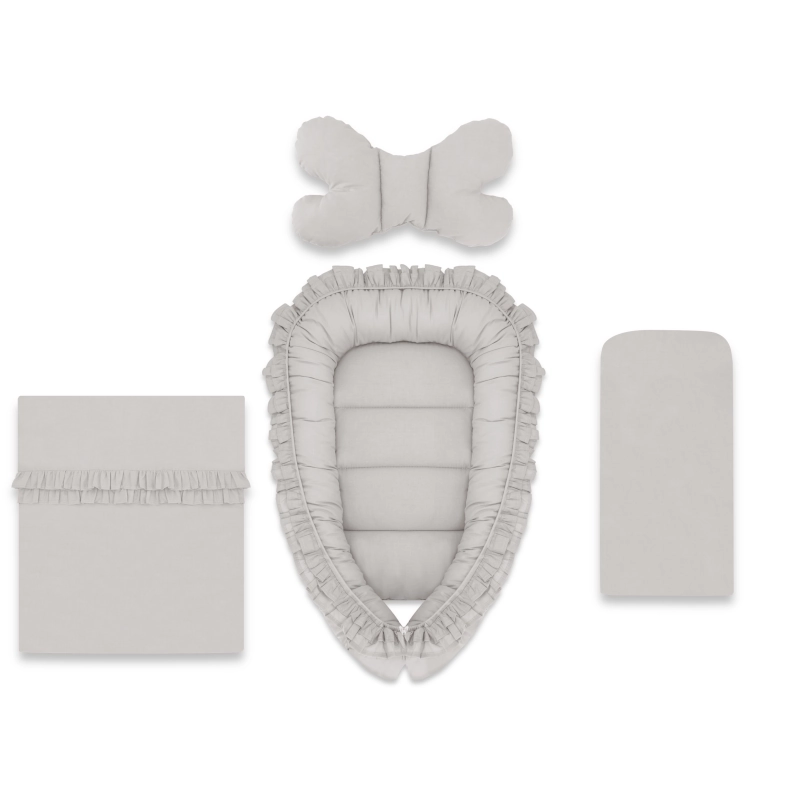 MimiNu Σετ φωλιά ROYAL 4 τεμ. Grey