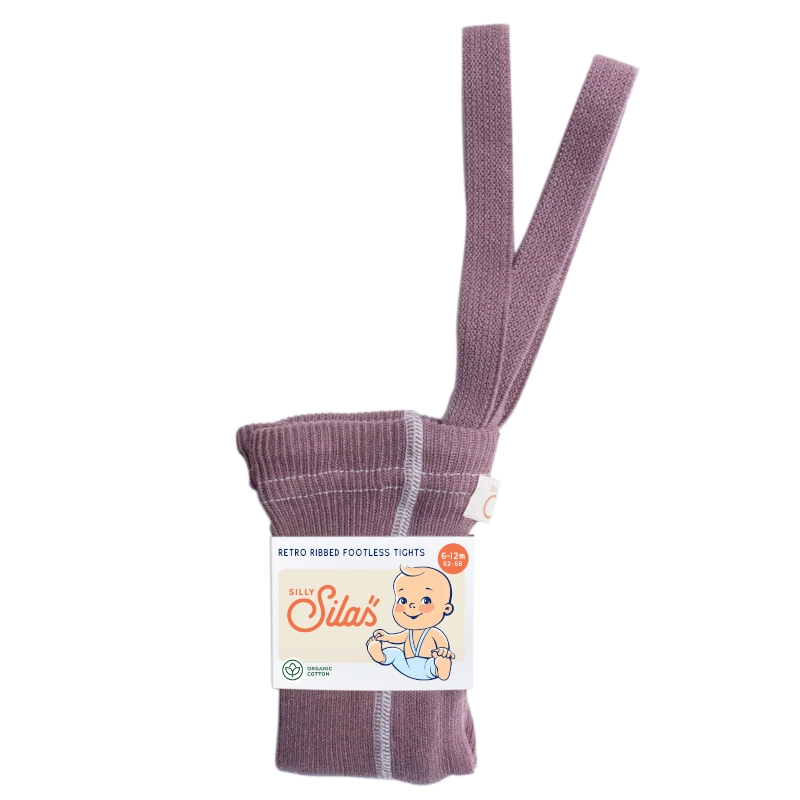 Silly Silas Κολάν Footless Cotton Καλσόν Acai Smoohie 6-36m