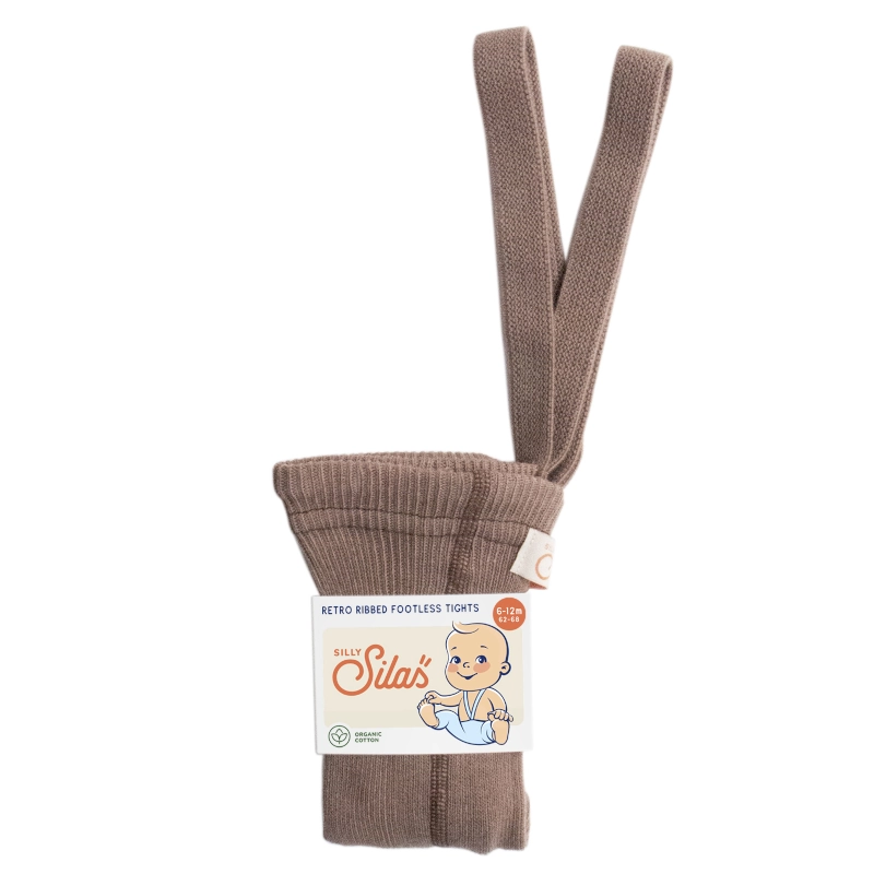 Silly Silas Κολάν Footless Cotton Καλσόν Granola 6-36m