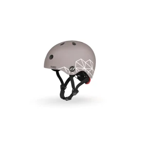 Scoot & Ride Κράνος Helmet XXS Graphics Brown Lines 96563