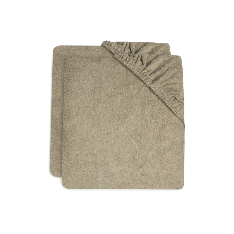 Jollein Κάλυμμα αλλαξιέρας Terry 50x70cm Olive Green (2pack)