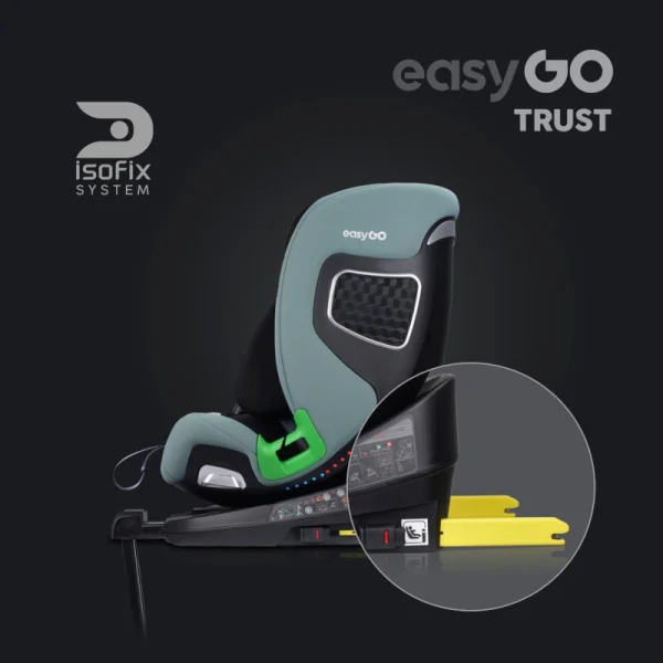 EasyGo Καθισματάκι αυτοκινήτου Trust i-Size 0-36 kg με Isofix Agava-4