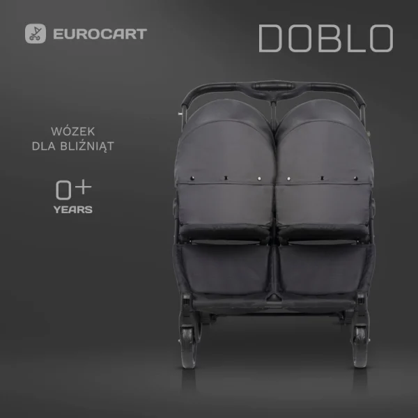 Euro Cart Καρότσι διδύμων Doblo Iron 4