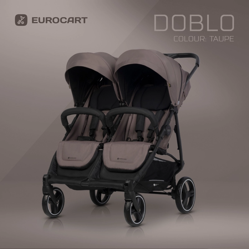 Euro-Cart Καρότσι διδύμων Doblo Taupe