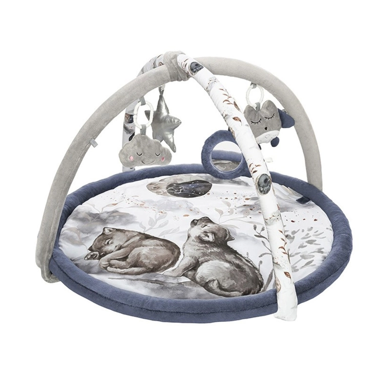 BabySteps Εκπαιδευτικό χαλάκι δραστηριοτήτων Wolf Moonlight ⌀90cm