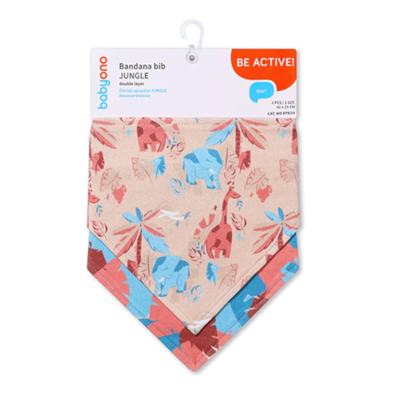 Babyono Σαλιάρα φουλάρι 879/14 Jungle