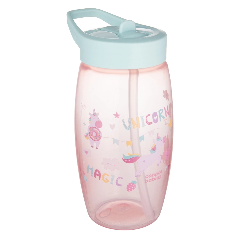Canpol babies Παγούρι με αναδιπλούμενο στόμιο 400 ml Unicorns