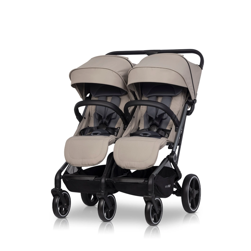 EasyGo Καρότσι διδύμων Echo Savana Beige 0+