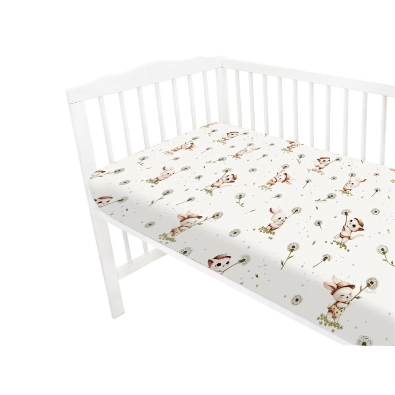 MimiNu Σεντόνι με λάστιχο 60x120cm Cats