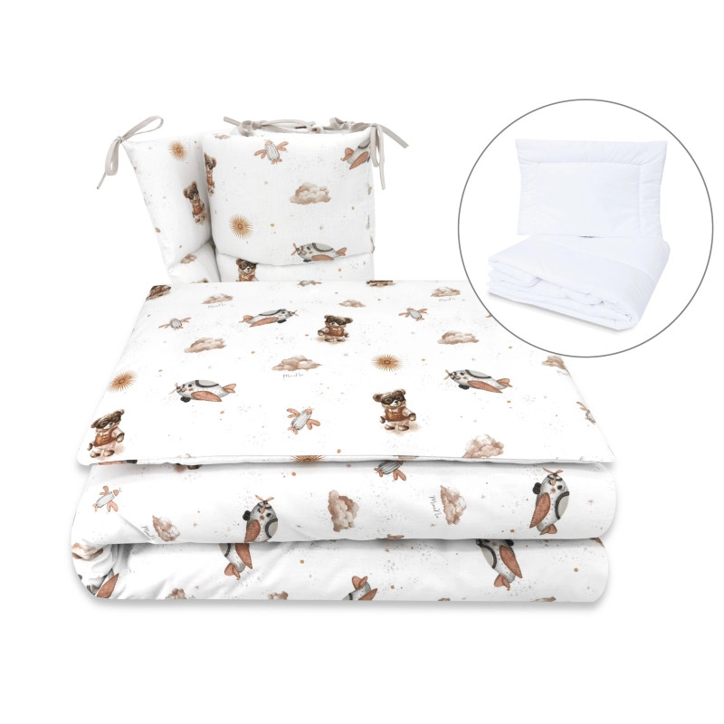 MimiNu Σετ προίκας Beige Bears 5 τεμ.