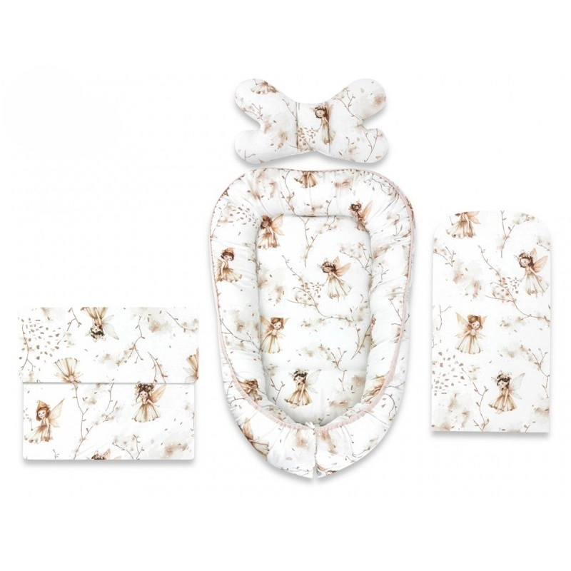 MimiNu Σετ φωλιά Wonderland Beige 4 τεμ.