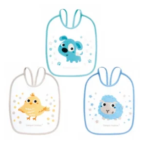 Canpol Babies Αδιάβροχες σαλιάρες Bunny & Company 3τεμ.