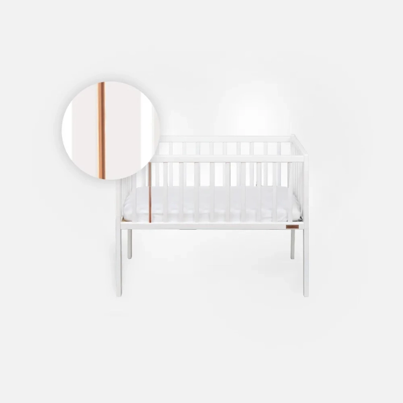 Woodies Ξύλινο λίκνο Stardust White 0+