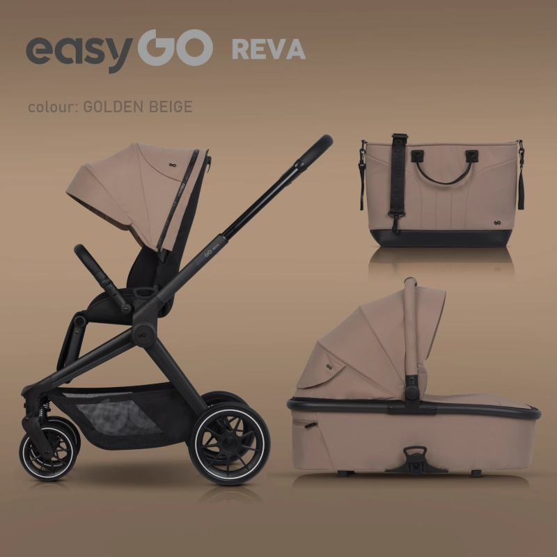 EasyGo Καρότσι Reva 2in1 Golden Beige