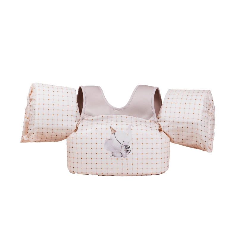 Mrs Ertha Σωσίβιο Γιλέκο με Μπρατσάκια Organic Squares 2-6y