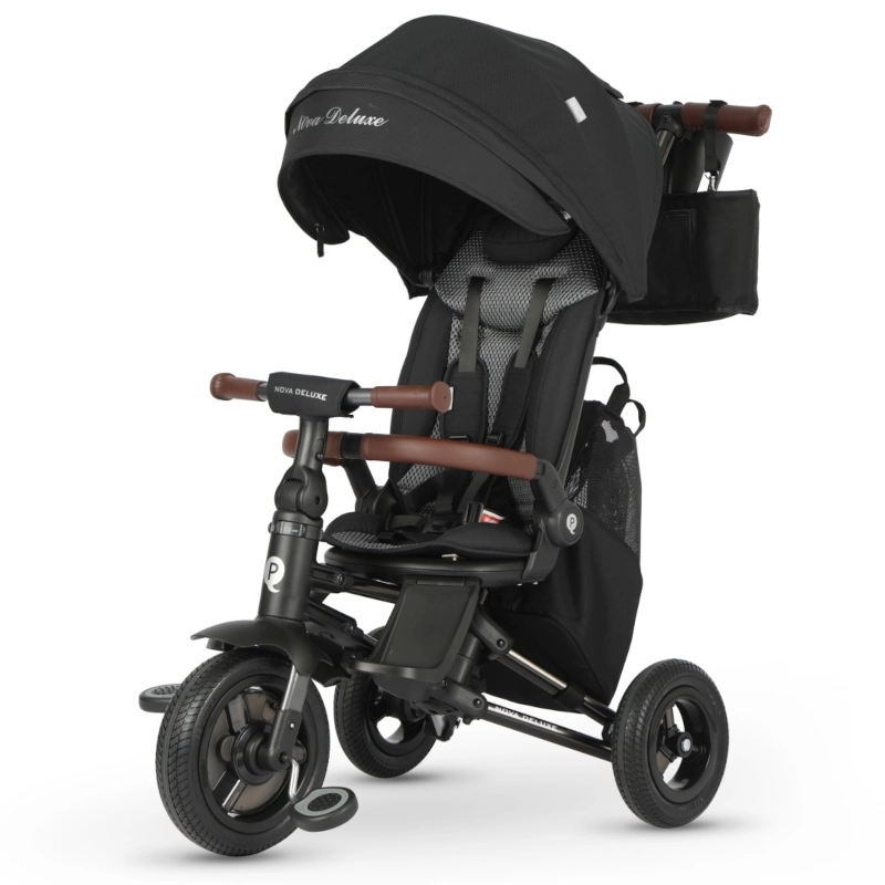 QPlay Τρίκυκλο ποδήλατο Nova Deluxe 5in1 Black