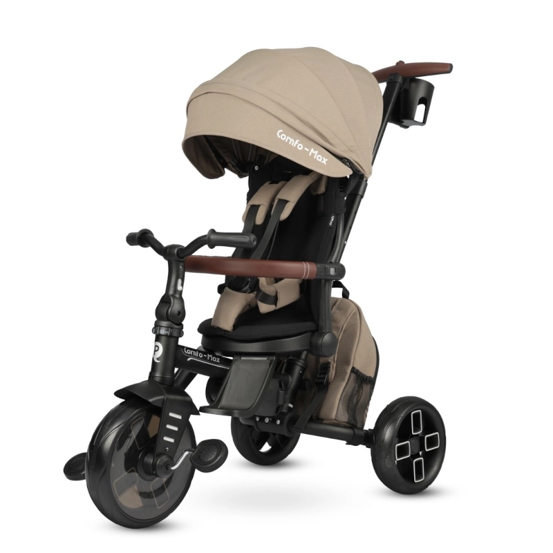 Qplay Τρίκυκλο ποδήλατο Comfo Max 8in1 Coffee