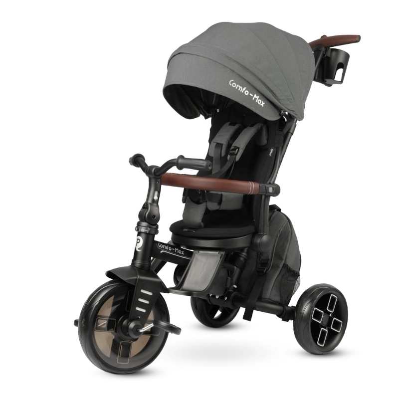 Qplay Τρίκυκλο ποδήλατο Comfo Max 8in1 Grey